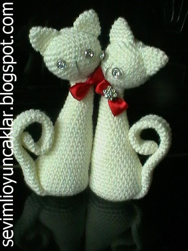 Amigurumi Valentine Cats Pattern | Etsy