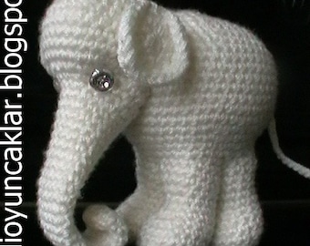Amigurumi weißer Elefant-Muster