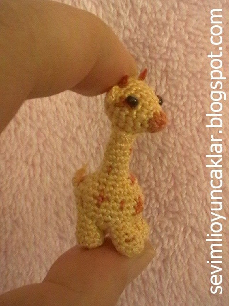 Amigurumi 1.6 inc Miniature Giraffe Pattern image 1