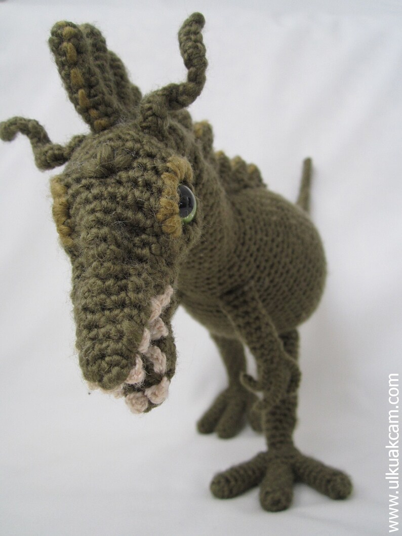 Amigurumi Dinosaur Pattern image 1