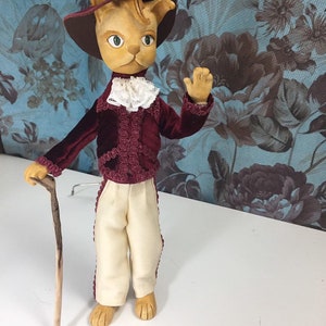 Der Herr Herr der Katzen OOAK Art Doll Sammlerpuppe, Polymer Clay Figur Bild 7