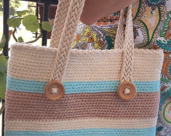 Cotton Crochet Handbag