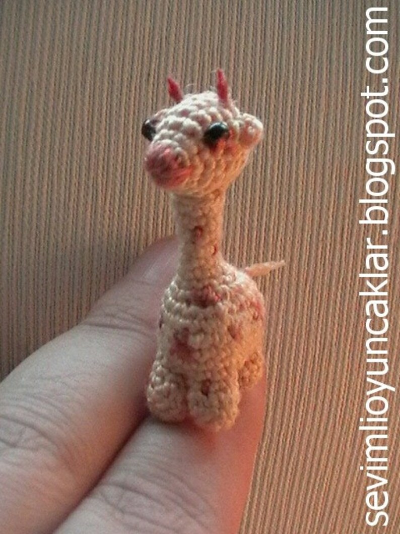 Amigurumi 1.6 inc Miniature Giraffe Pattern image 2