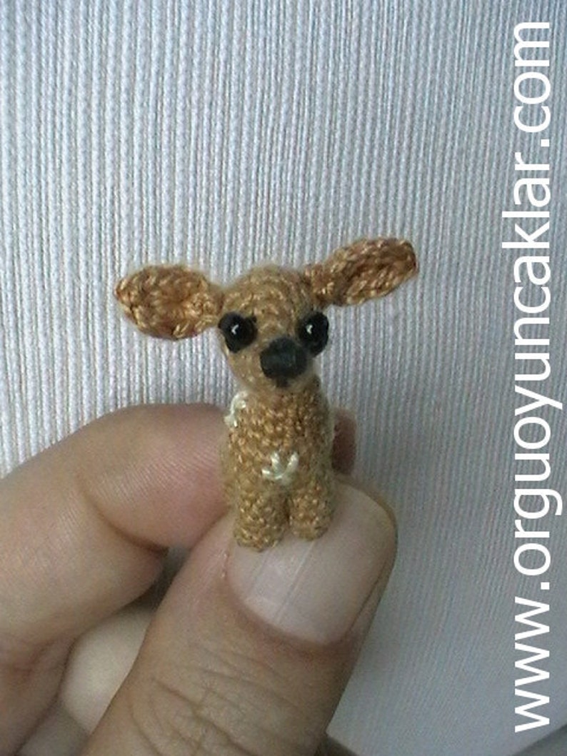 Amigurumi 1 inc Miniature Fawn Pattern image 3