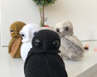 Crocheted Owls 4 pcs