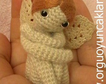 Amigurumi 6,3 cm Miniatur Engel Muster