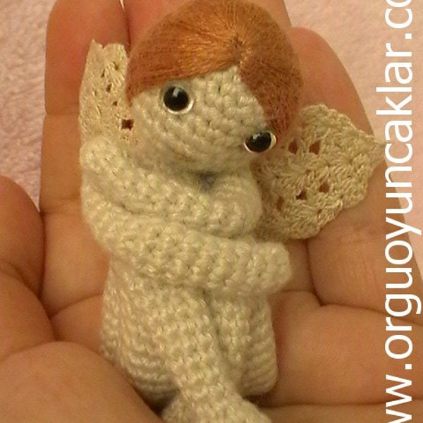 Modèle d'ange miniature Amigurumi 2.3 inc