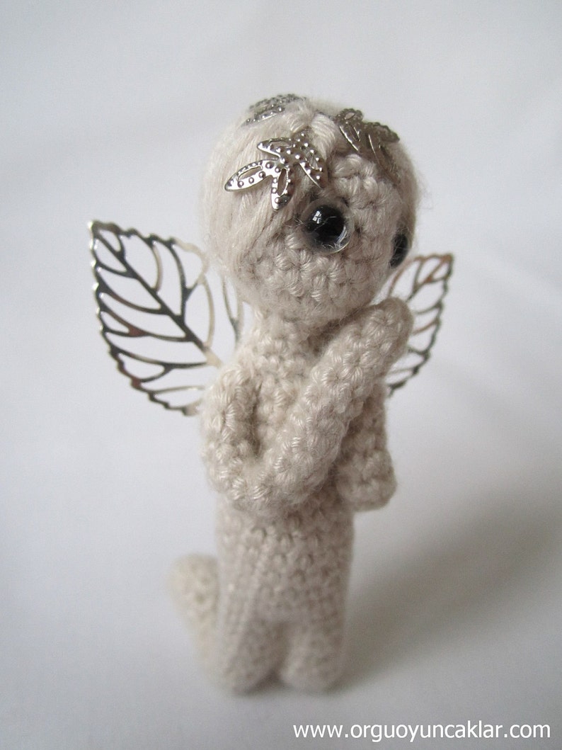 Crocheted 2.7 inc Miniature Angel image 3
