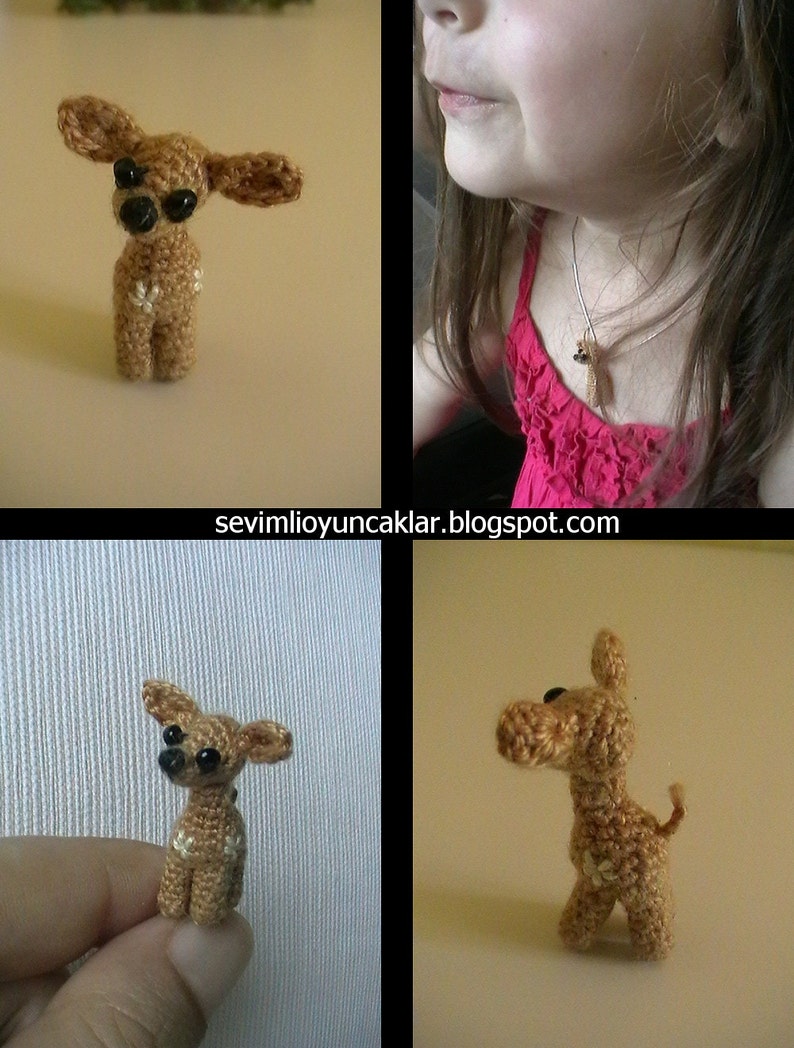 Amigurumi 1 inc Miniature Fawn Pattern image 5