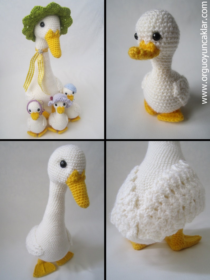 Amigurumi Mum and Baby Ducks Pattern image 5