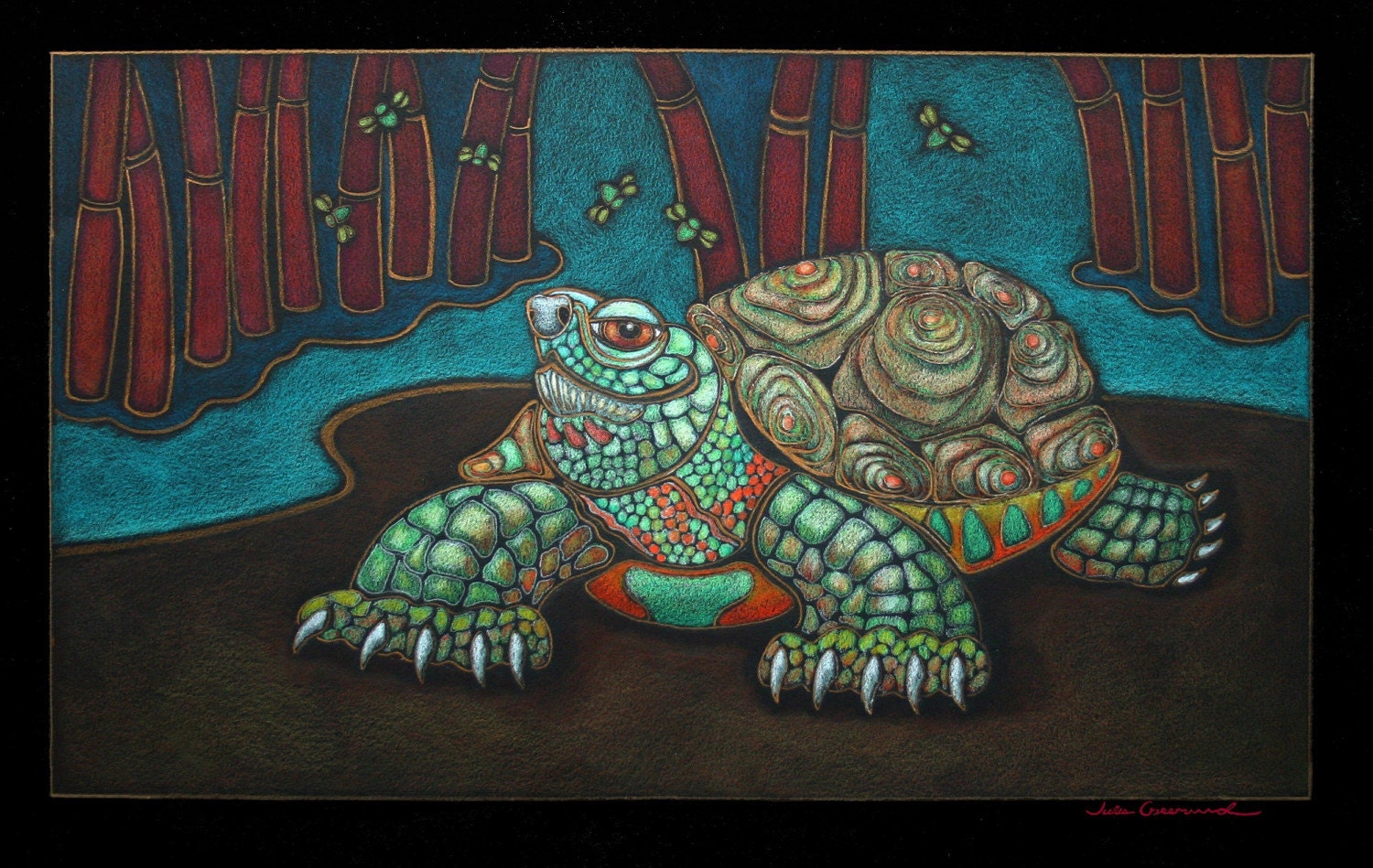 WILY WOOD TURTLE - Etsy