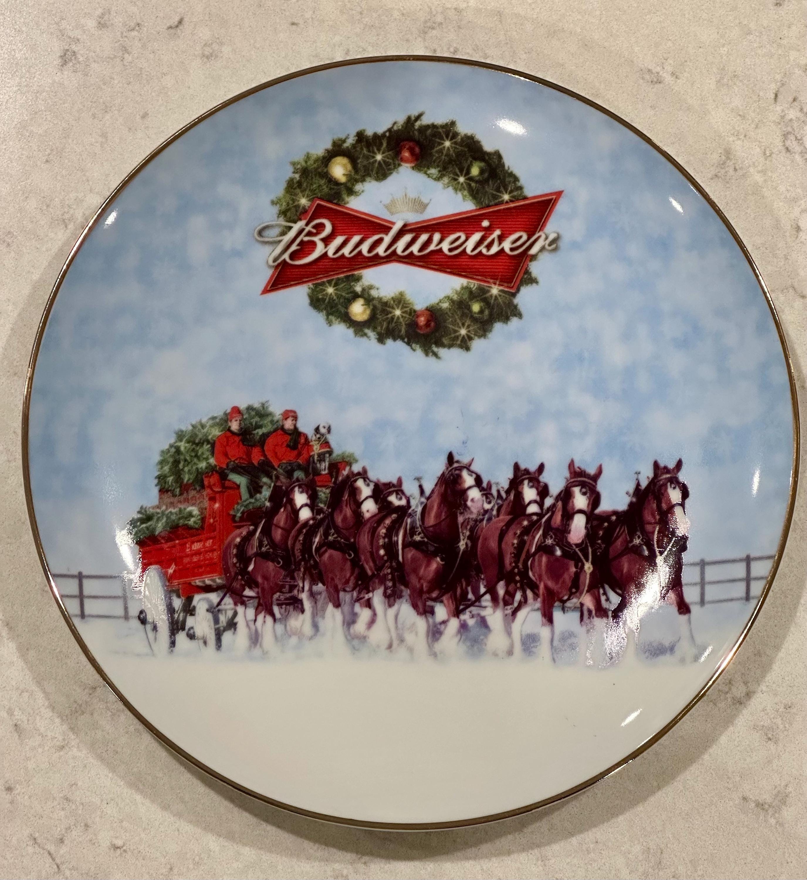 Anheuser Busch Plate - Etsy