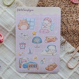 Cozy Bear Sticker Sheet