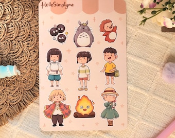 Studio Ghibli Sticker Sheet