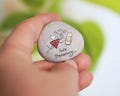 Guardian angel stone get well soon, gift for recovery, sick visit, a comforter for the hospital, hand-painted stone,