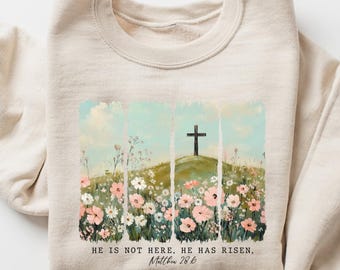 He is not here he has risen shirt, Easter shirt, Christian Shirt, Jesus Easter Shirt, Jesus Christ Easter, Bunny Shirt, Faith Shirt