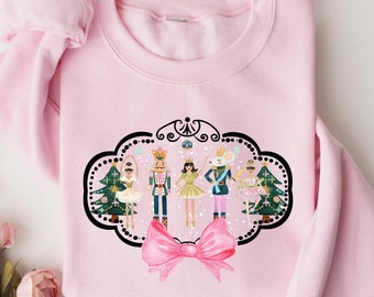 Nutcracker Sweatshirt, Cute Christmas Shirt, Nutcracker Ballet Shirt, Christmas Nutcracker Shirt, Christmas Shirt for Women, Xmas Gift Shirt