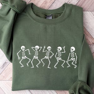 Subtle Anti Trump Halloween Skeleton Shirt, Funny FDT Shirt, Spooky Season, Halloween Costume, FDT Dancing Skeletons Sweatshirt