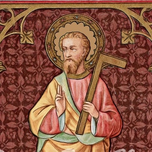St Thomas the Apostle Icon Print Gorgeous Saint Print Patron Saint of ...