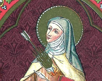 Impresión de iconos de Santa Teresa de Ávila Doctor de la - Etsy España
