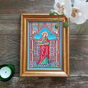 Sacred Heart of Jesus Icon Print | Gorgeous Image of Our Lord | Catholic Artwork | Catholic Treasure | Catholic Devotion