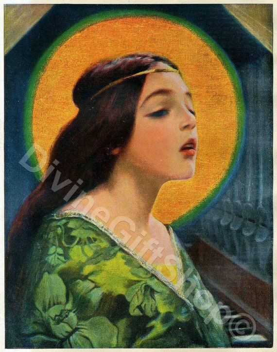 Saint Cecilia Icon