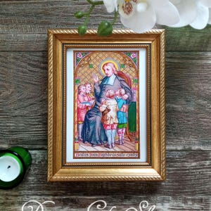 St John Baptist de la Salle Icon Print | Patron Saint of Teachers | Gorgeous Saint Print | Catholic Gift | Catholic Artwork