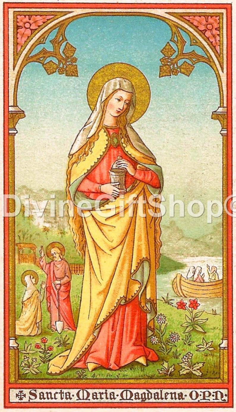 Icône Sainte MarieMadeleine. Belle 5 X 7 Etsy