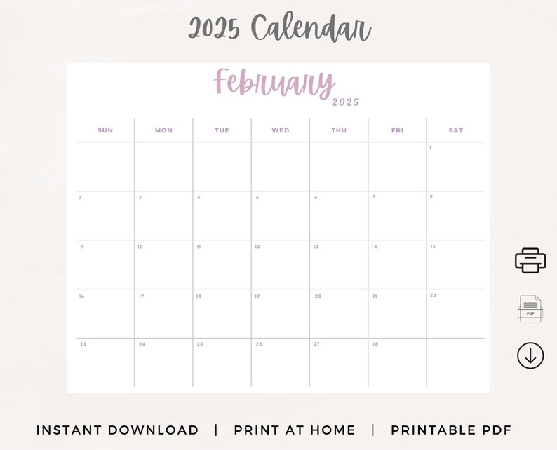 2025 Calendar 2025 Planner 2025 Monthly Planner Weekly & Monthly