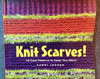 Vintage Crafting Book: Knit Scarves! | Candi Jensen