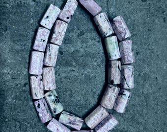 Charoite Beads | faceted barrels • jewelry making supplies [B017]