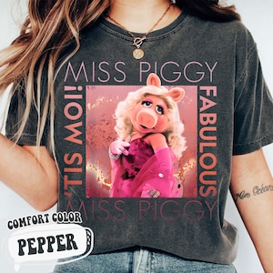 Disney Miss Piggy Fabulous T-Shirt, Disney The Muppets Tee, Tis Moi Miss Piggy Shirt, Miss Piggy Outfit, Disney Girl Trip Tee, Gift for Her