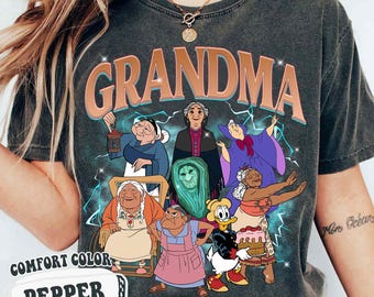 Disney Grandma Fa Tala Coco Alma t-shirt, Cool Grandmas Club Tee, Fairy Godmother Retro Shirt, Mother’s Day Gift, Disneyland Family Trip