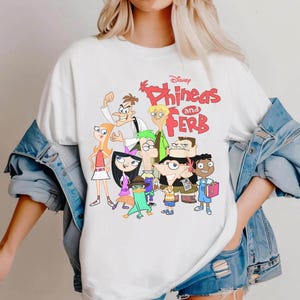 Disney Phineas And Ferb Group Logo T-shirt, Phineas Ferb Candace Perry Vanessa Shirt, Phineas And Ferb Matching Tee, Disneyland Matching Tee