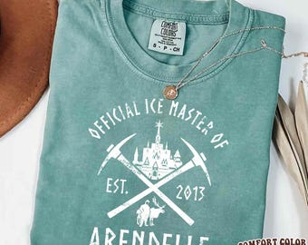 Camiseta oficial de Frozen de Disney: Maestro de Hielo de Arendelle, Kristoff y Sven, Frozen de Disney, retro, Disney Family Matching