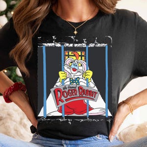 Vintage Roger Rabbit T-shirt, Funny Disney Who Framed Roger Rabbit Movie Tee, Disneyland Family Trip, Disney Vacation Matching 2025 Shirt