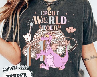 90s Disney world figment EPCOT ディズニーT Vintage 90s Clothing Walt Disney World Epcot Center Park Figment