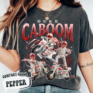 Disney Duke Caboom Toy Story 4 Bootleg T-Shirt, Disney Toy Story 4 Tee, Funny Duke Caboom Portrait Shirt, Retro Toy Story Tee, Gift For Him image 2