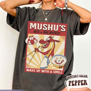 Disney Mushu Bed & Breakfast T-Shirt, Mushu Ramen Shirt, Wake Up With A Smile Tee, Disney Mulan Tee, Magic Kingdom Tee, Disneyland Outfit