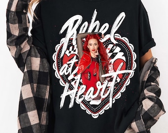 Rebel At Heart Descendants Zombies World Tour T-shirt, The Rise Of Red Tee, Disney Descendants 4 Movie Shirt, Descendants Zombies Tour Tee