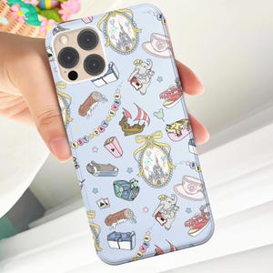 Cute Magical Adventure Best Day Ever Phone Case, Disney Castle Sketch Coquette Bow Case, Disney Parks Phone Cover, Disneyland Vacation Case