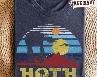 Camiseta vintage Disney Star Wars Hoth Echo Base, camiseta retro Echo Base, camiseta de viaje a Hollywood Studios, regalo del Día de Star Wars, camiseta Galaxy's Edge