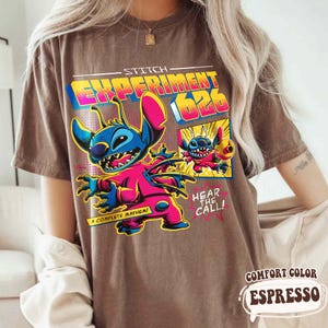 Stitch Experiment 626 T-shirt, Vintage Stitch Graphic Shirt, Lilo And Stitch Movie Tee, Funny Stitch Tee, Family Matching, Disney Trip Tee