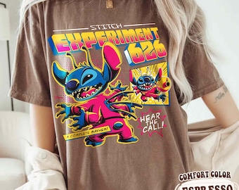 Stitch Experiment 626 T-shirt, Vintage Stitch Graphic Shirt, Lilo And Stitch Movie Tee, Funny Stitch Tee, Family Matching, Disney Trip Tee