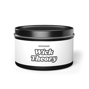 Eco- friendly String Theory Quantum Physics Candle Science Themed Gift for Physicists Fun Physics Gift Quantum Mechanics Candles Tin Candles