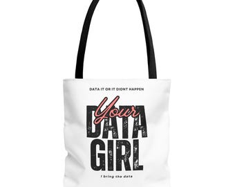 Daten Girl Tragetasche: Lustiges Daten analytiker Geschenk