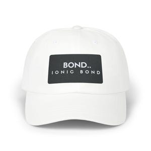 Embroidered Chemistry Molecular Dad Cap - Fun Gift for Mom, Ionic Bond Design, Science, STEAM, STEM, Teacher, student, graduate, gift
