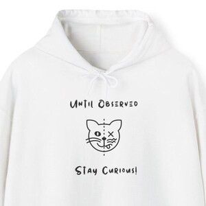 Schrödingers Katze Lustiger Hoodie,Katzen-Liebhaber-Geschenk,Haustier-Besitzer-Bekleidung,Wissenschafts-Geek Sweatshirt,Physik-Begeisterte Pullover, Kapuzenpullover P