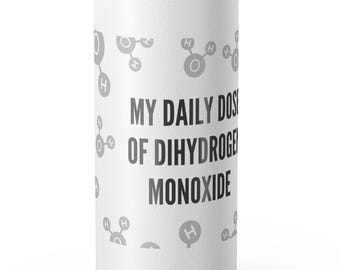 Botella de acero inoxidable para amantes del agua: regalo divertido para hidratarse, 22 oz