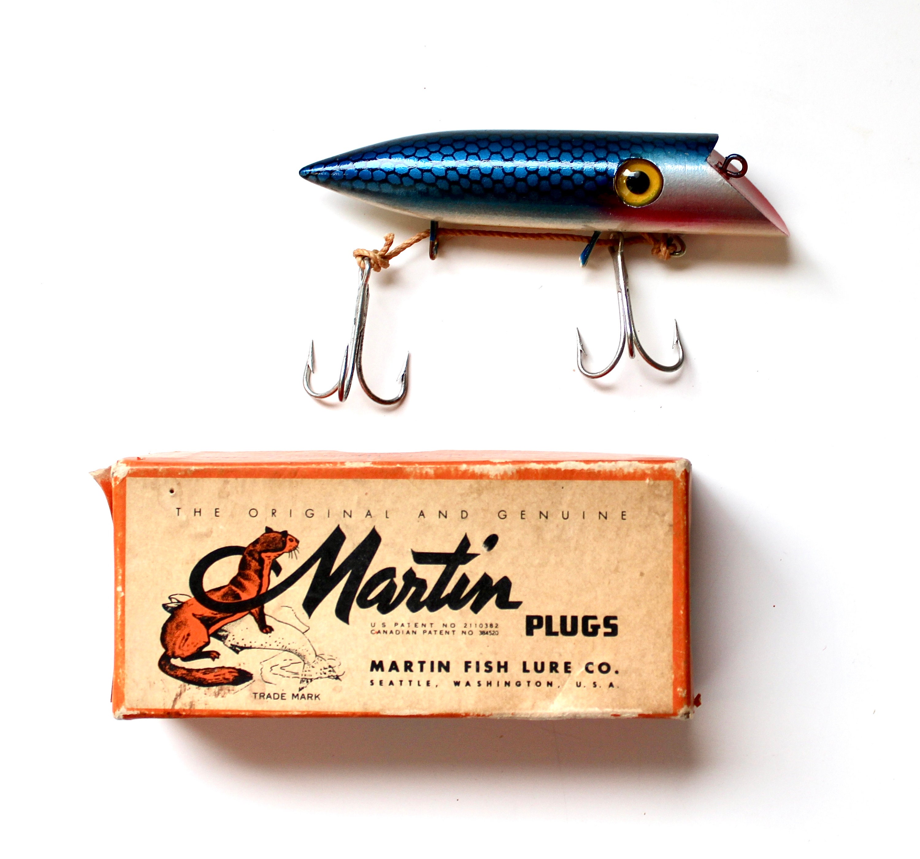 Vintage Martin Plugs Fishing Lure - Vintage Wooden Lure - Vintage Mackerel  Lure - Vintage Fishing - Vintage Fishing Tackle - Vintage Camping